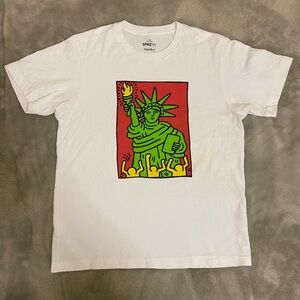 Keith Haring Statue Of Liberty T Shirt